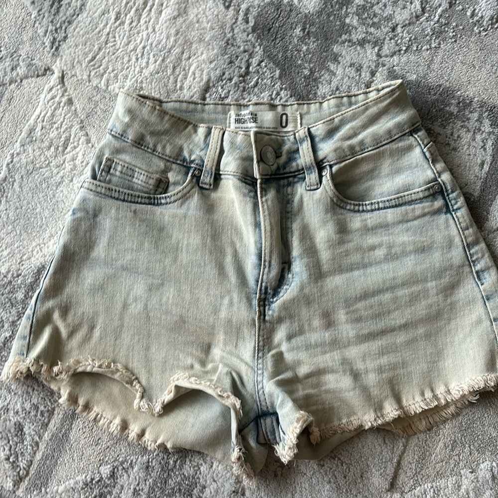 Acid Wash Jean Shorts